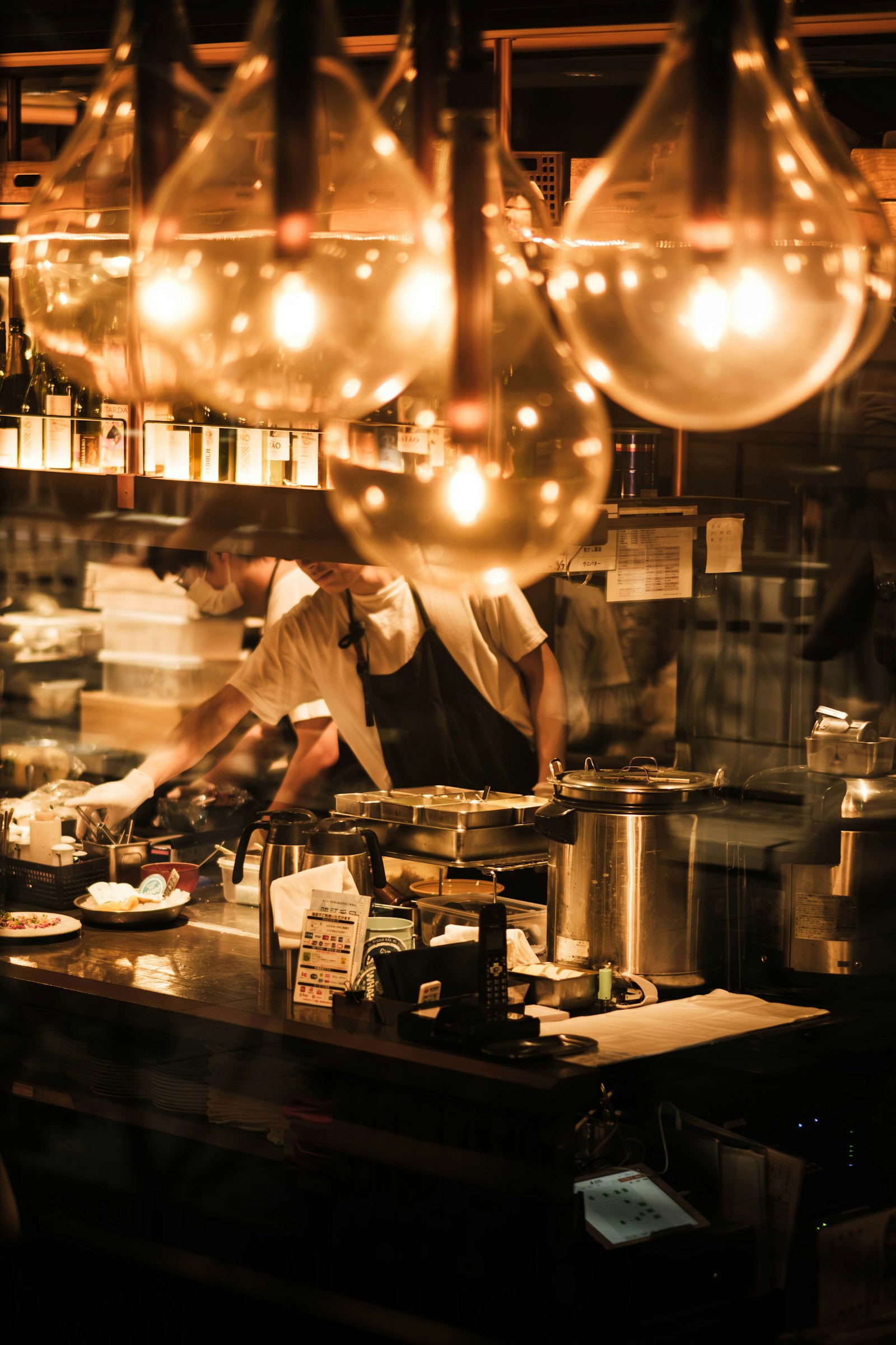 La cucina a vista