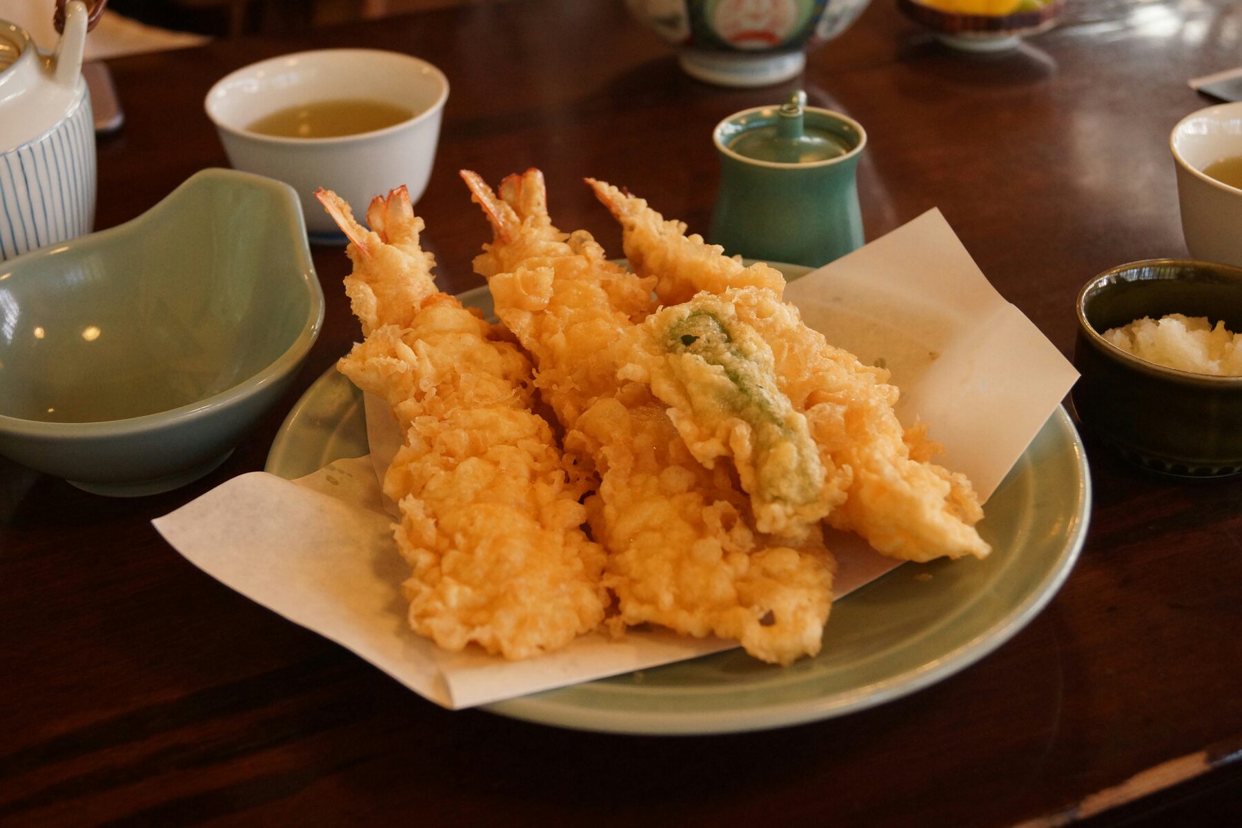 Tempura, appena fritta